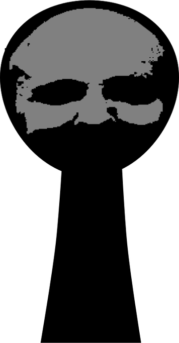 Black Sprunki character, Horror Mode form