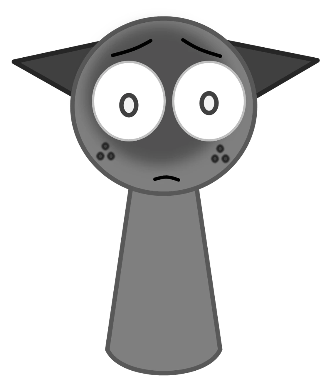 Gray Sprunki character, Horror Mode form