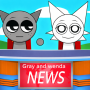 Sprunki Talking Gray And Wenda